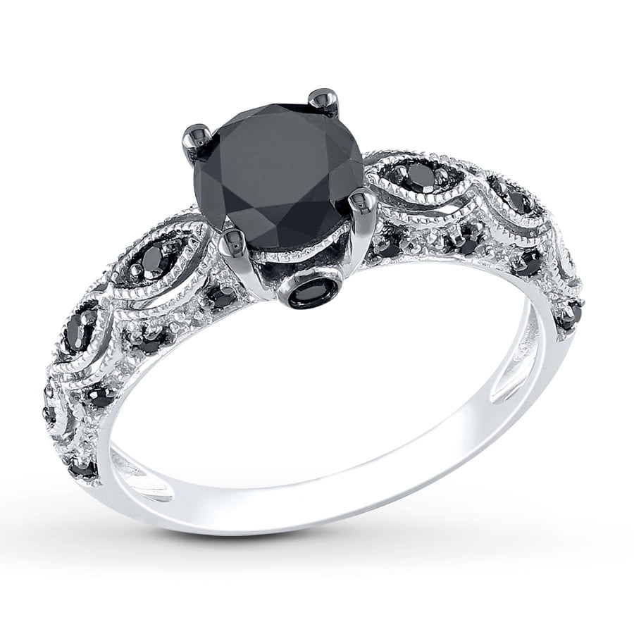 Black Diamond Engagement Rings: Learn 